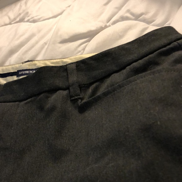 EUC Gap Charcoal Cotton/Poly/Spandex Clean Front (2 tiny pockets) Trouser Pants - Picture 7 of 13